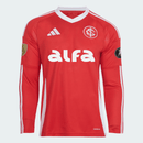 Camisa Adidas Internacional Manga Longa 2025/26 I Com Patrocínios