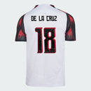 Camisa Adidas Flamengo 2025/26 II DE LA CRUZ N° 18