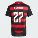 Camisa Adidas Flamengo 2025/26 I B. HENRIQUE N° 27