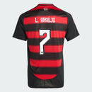 Camisa Adidas Flamengo 2025/26 I L. ARAÚJO N° 7